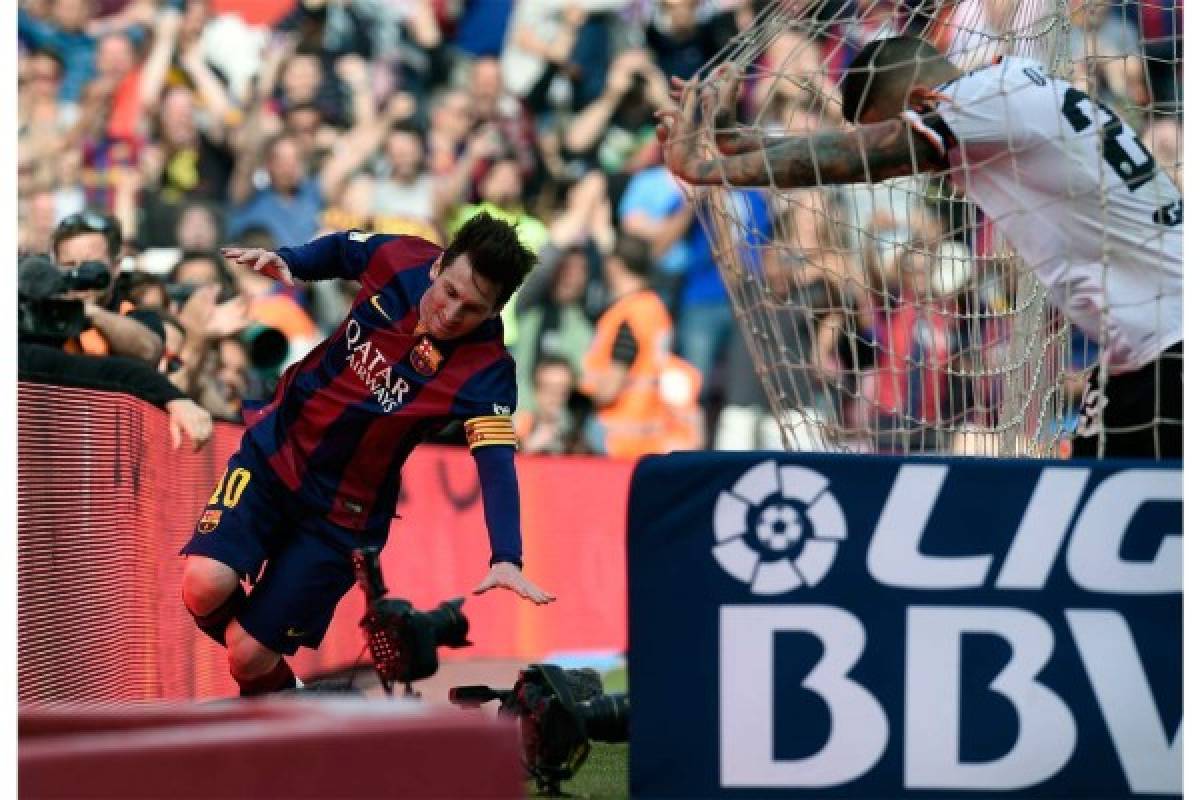 Las Imágenes Más Espectaculares del juego Barcelona vs Valencia